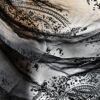 SORT MØNSTRET CHIFFON b95