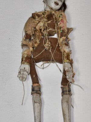 ANTIK MARIONETDOKKE FRA MYANMAR   Z5.