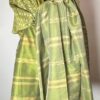 SMUK GRØN IKAT SILKE SARONG   nr.6   k72.