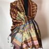 NYT DESIGN IKAT SILKE SARONG/STOLA   nr.9.   k72.