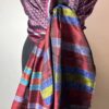 SMUK IKAT SILKE STOLA.  NR.13   k72.