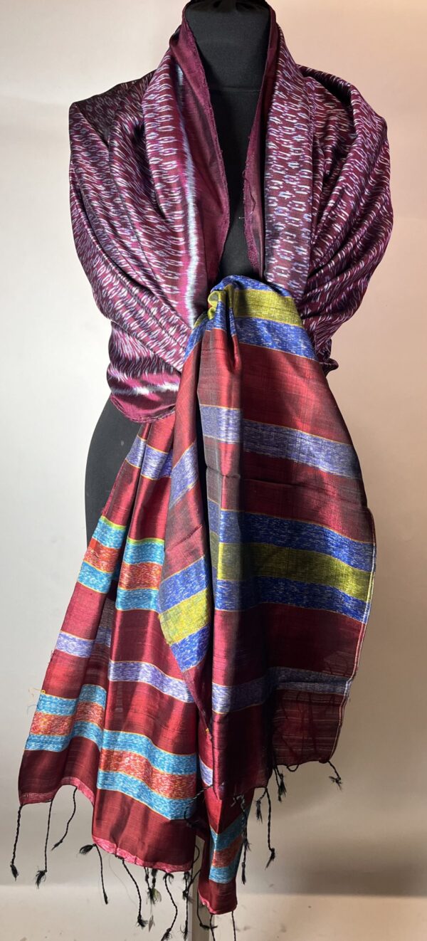 IMG_0065 SMUK IKAT SILKE STOLA. NR.13 k72.