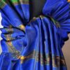 BLÅ IKAT SILKE SARONG  NR.15.  k72.