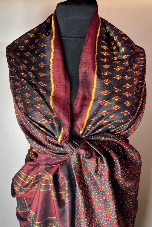 IMG_0099 KLASSISK CAMBODIANSK IKAT SARONG nr.18 K72